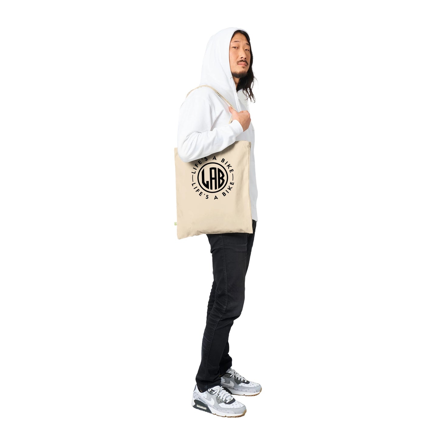 Tote Bag - Premium - LAB Logo - Black & Orange