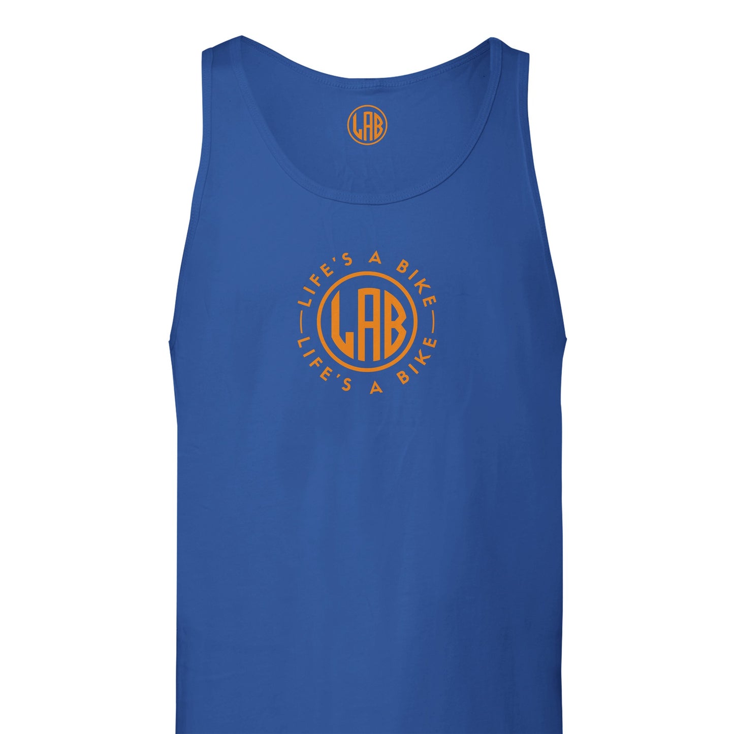 Premium Unisex Tank Top - Orange Logo