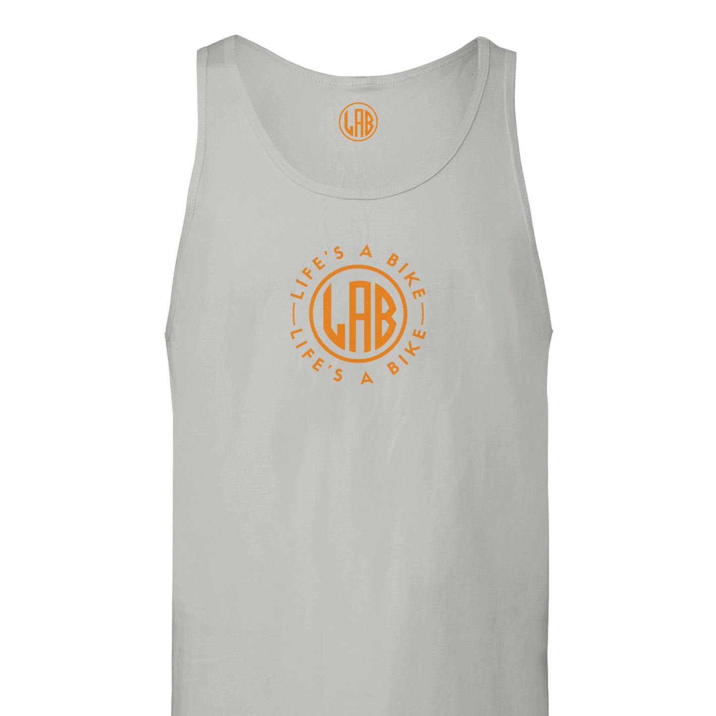 Premium Unisex Tank Top - Orange Logo