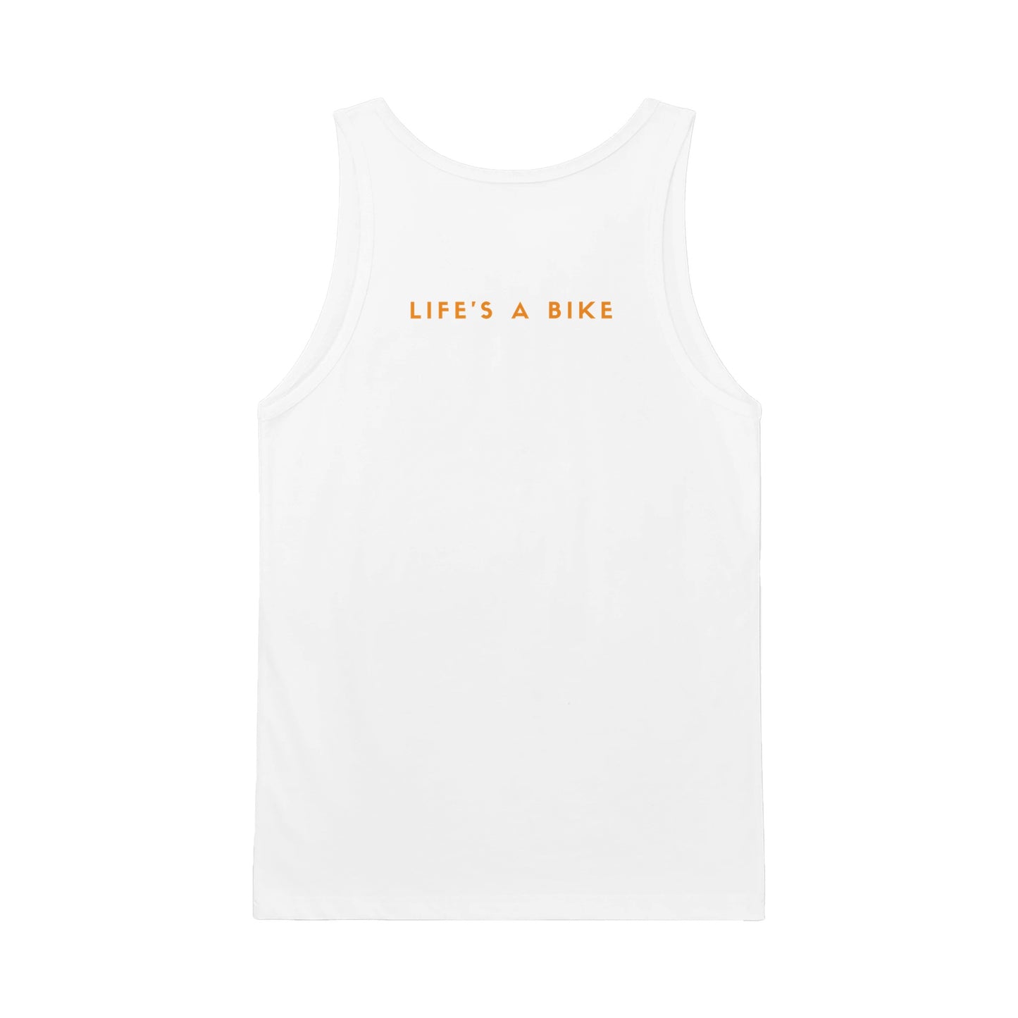 Premium Unisex Tank Top - Orange Logo