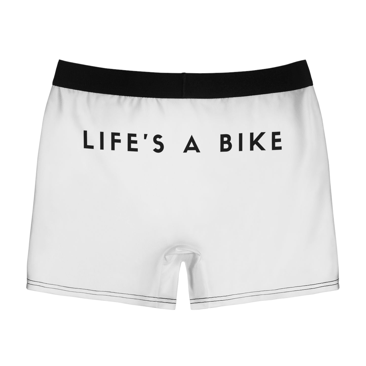 Men's Boxer Briefs - White / Black LAB