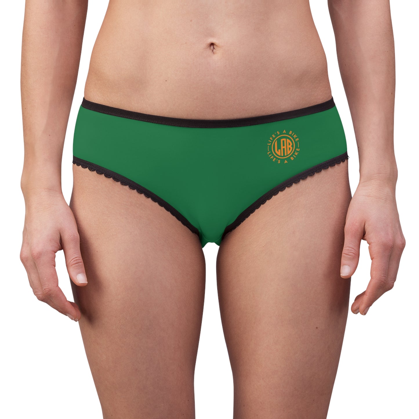 Women's Briefs - Green / Orange LAB