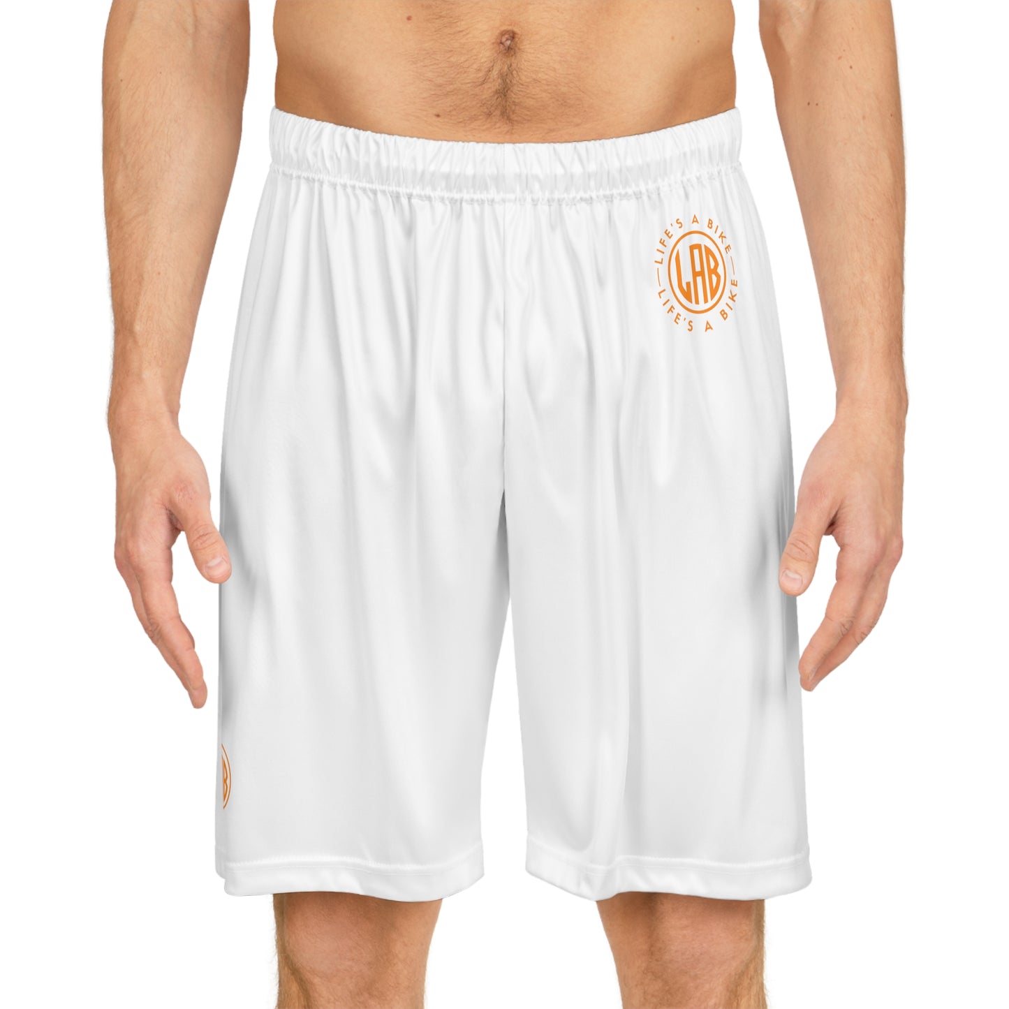 Men's Basketball Shorts - White LAB