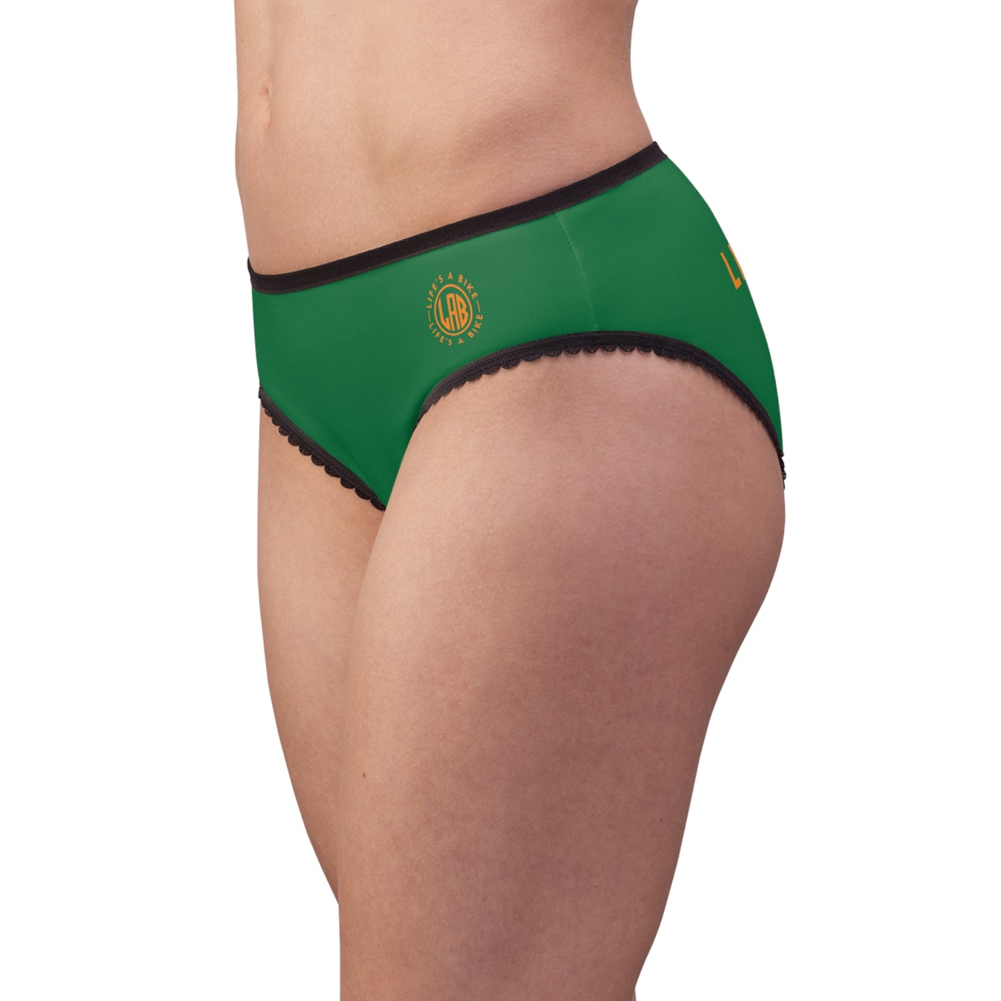 Women's Briefs - Green / Orange LAB