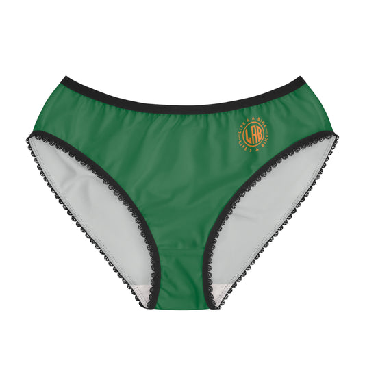 Women's Briefs - Green / Orange LAB