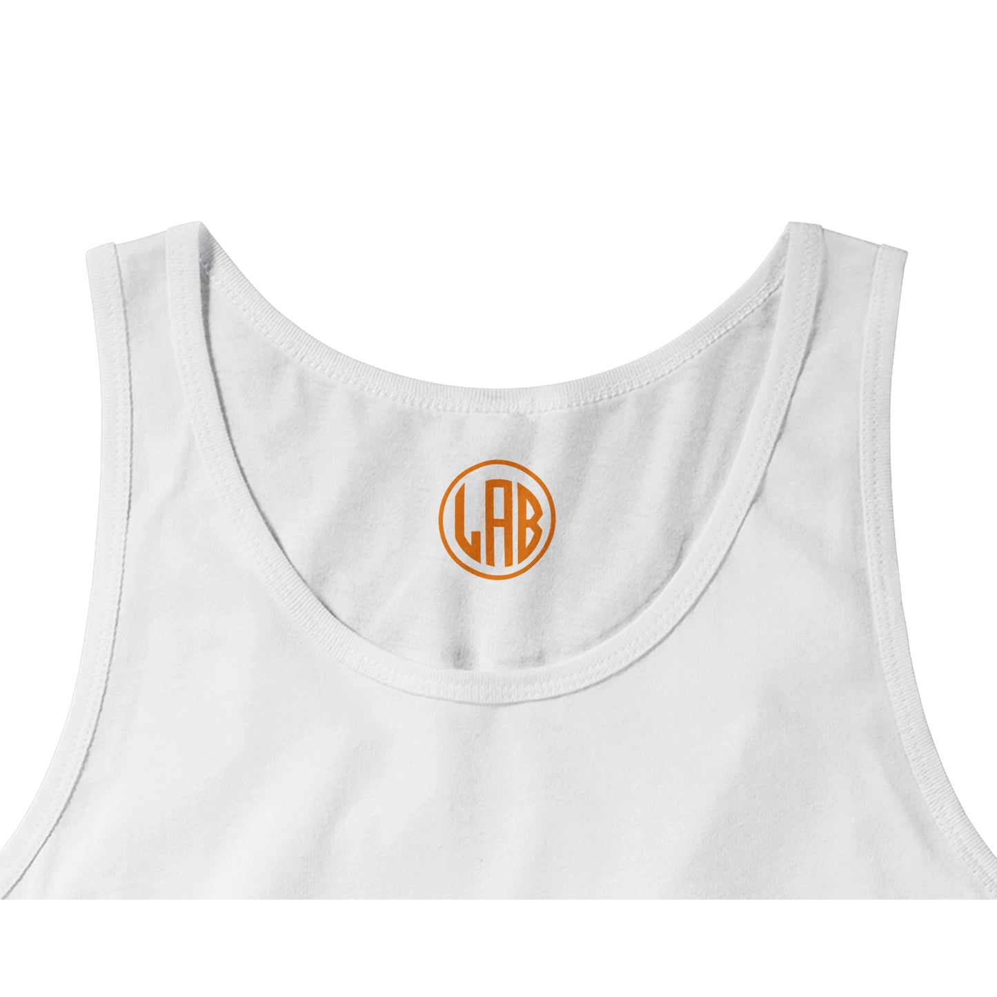 Premium Unisex Tank Top - Orange Logo