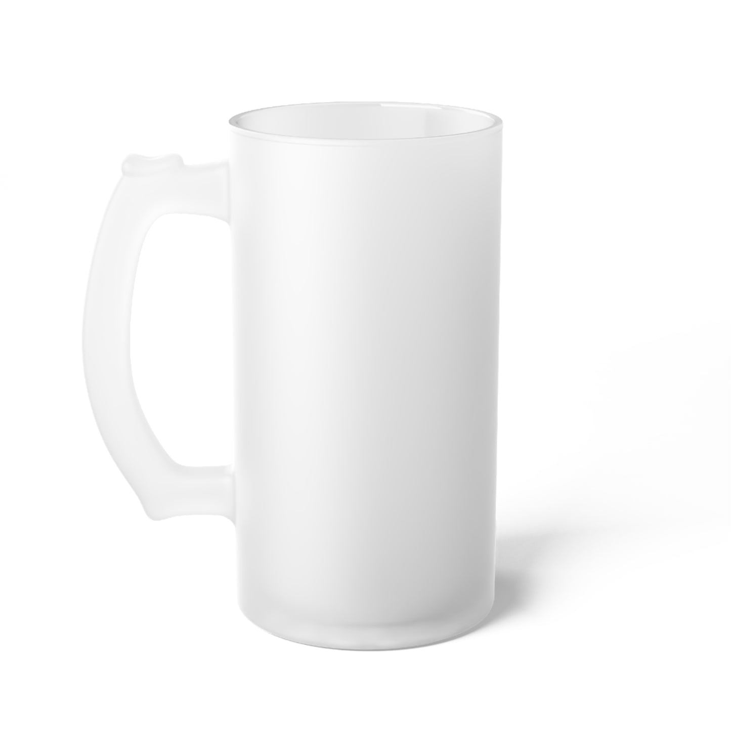 LAB Frosted Glass Beer Mug - Black