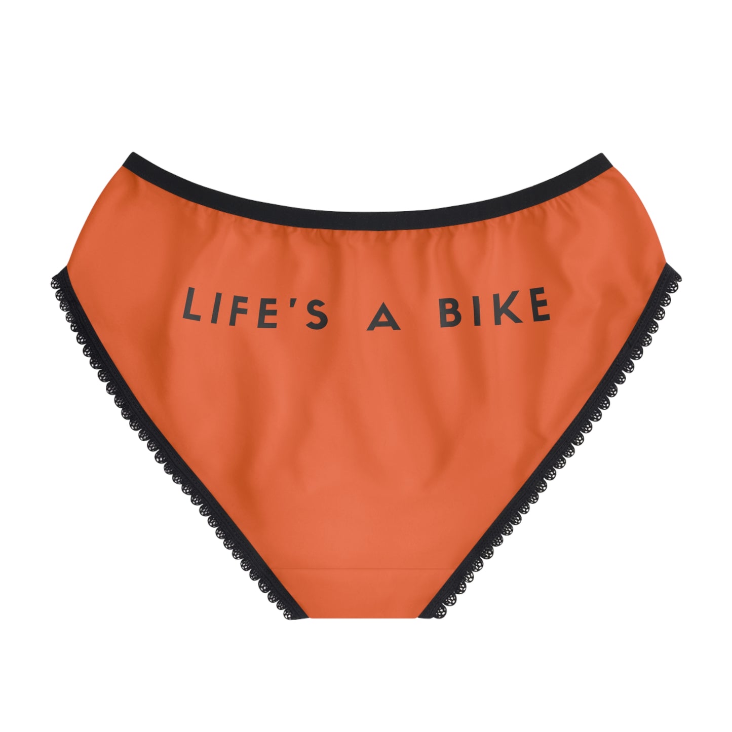 Women's Briefs - Orange / Black LAB