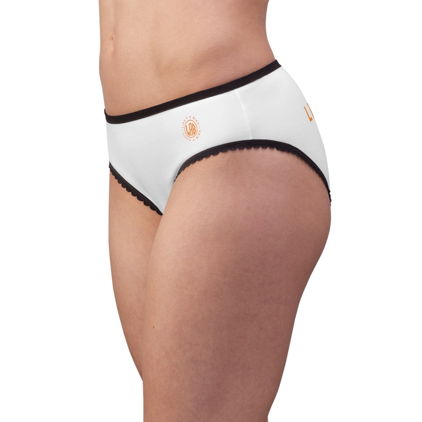 Women's Briefs - White / Orange LAB