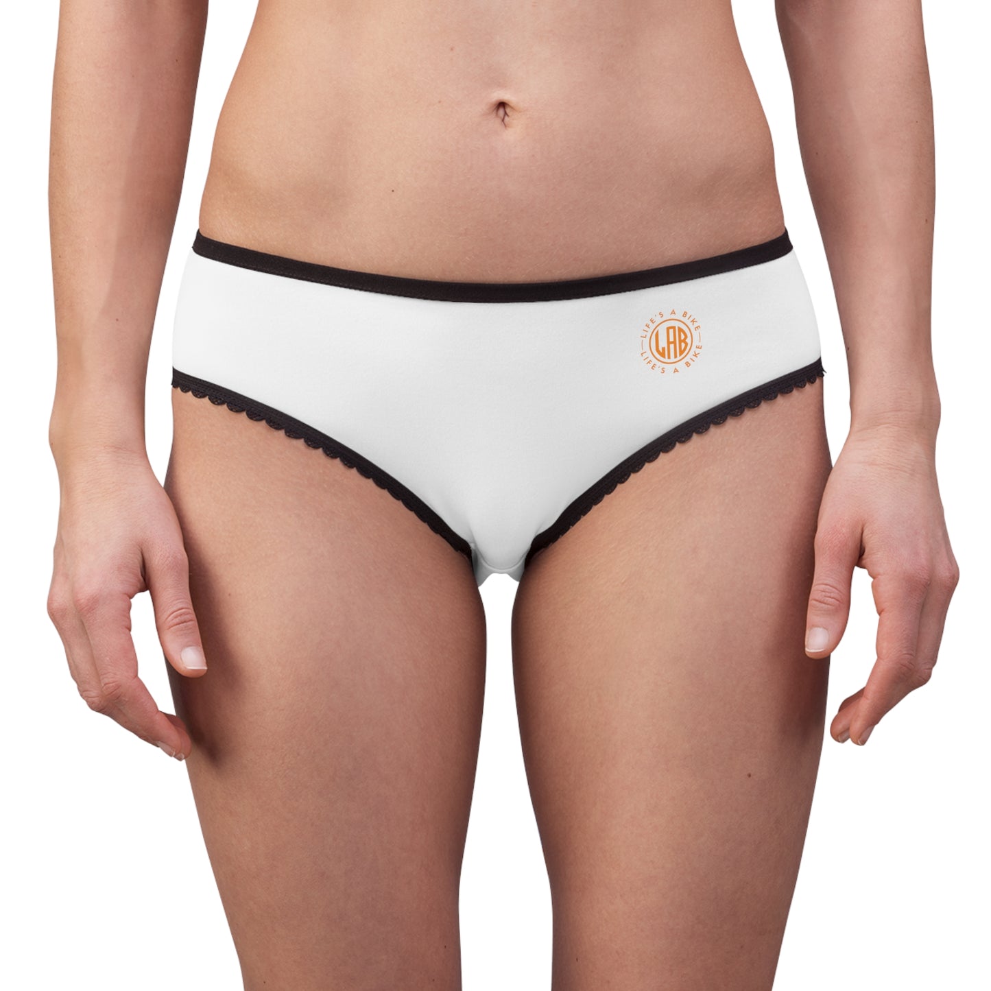 Women's Briefs - White / Orange LAB