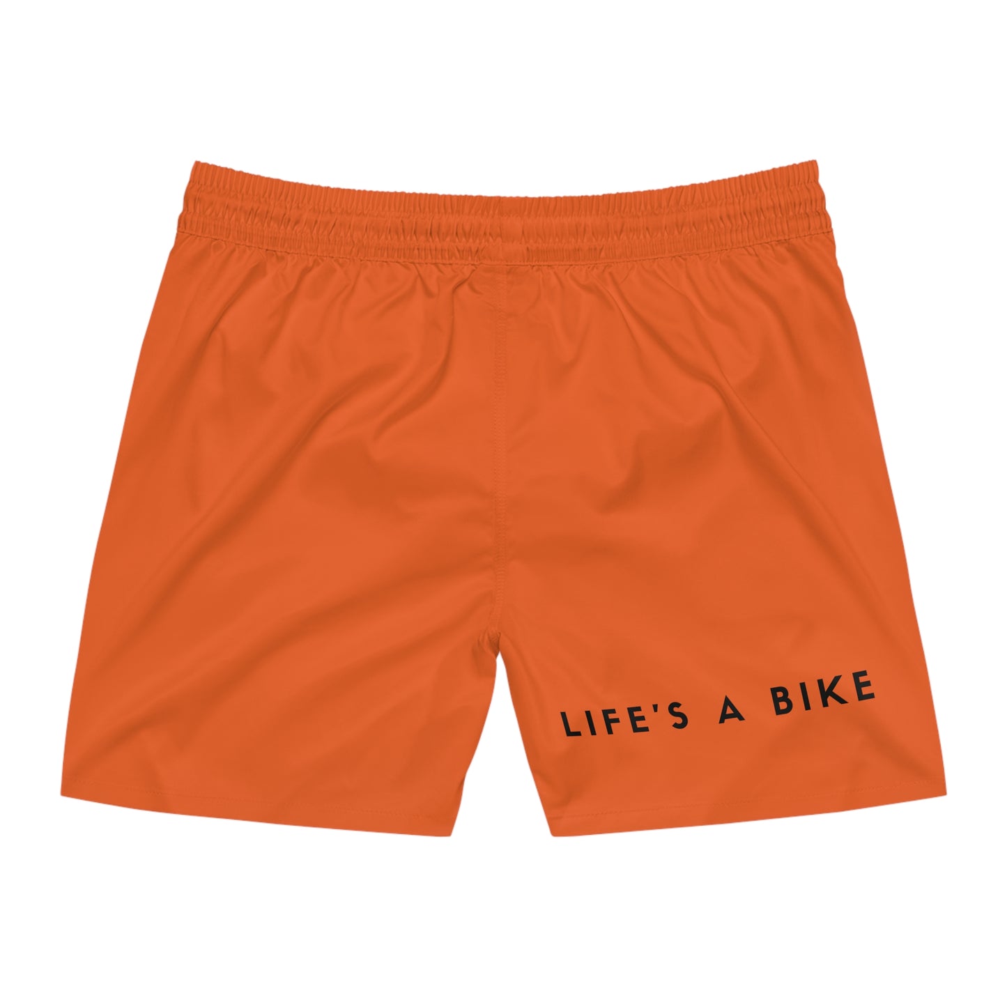 Men's Mid-Length Swim Shorts - ORANGE