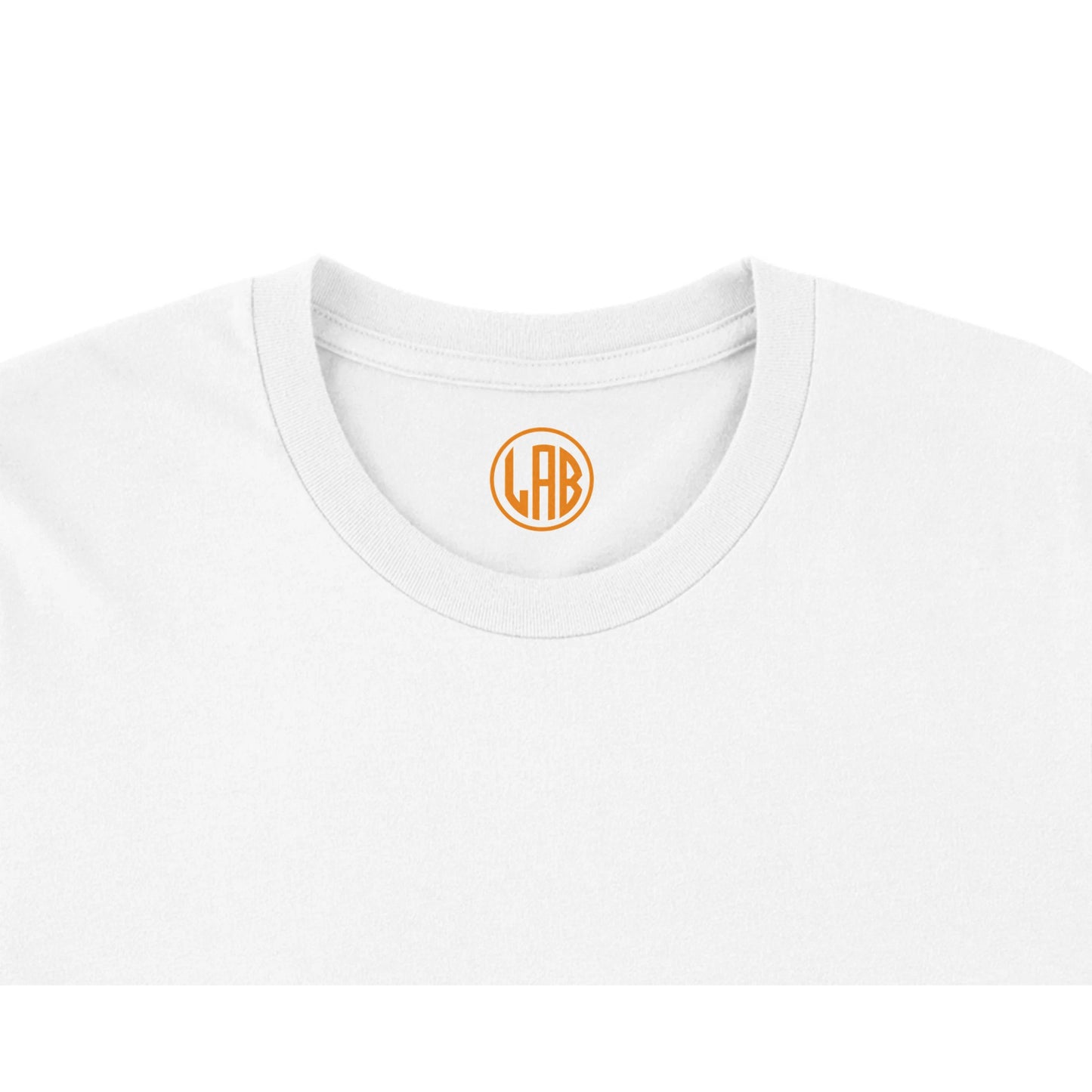 Athletic Crewneck T-shirt - Orange logo (Premium Unisex)