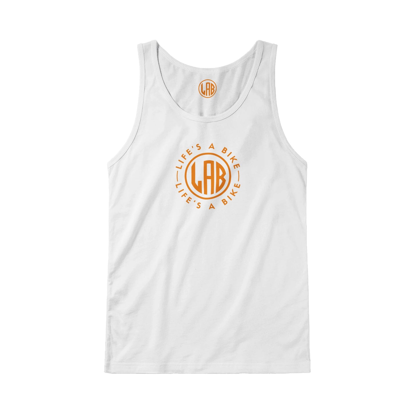 Premium Unisex Tank Top - Orange Logo