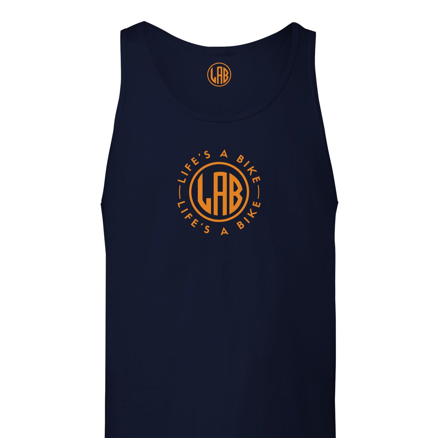 Premium Unisex Tank Top - Orange Logo