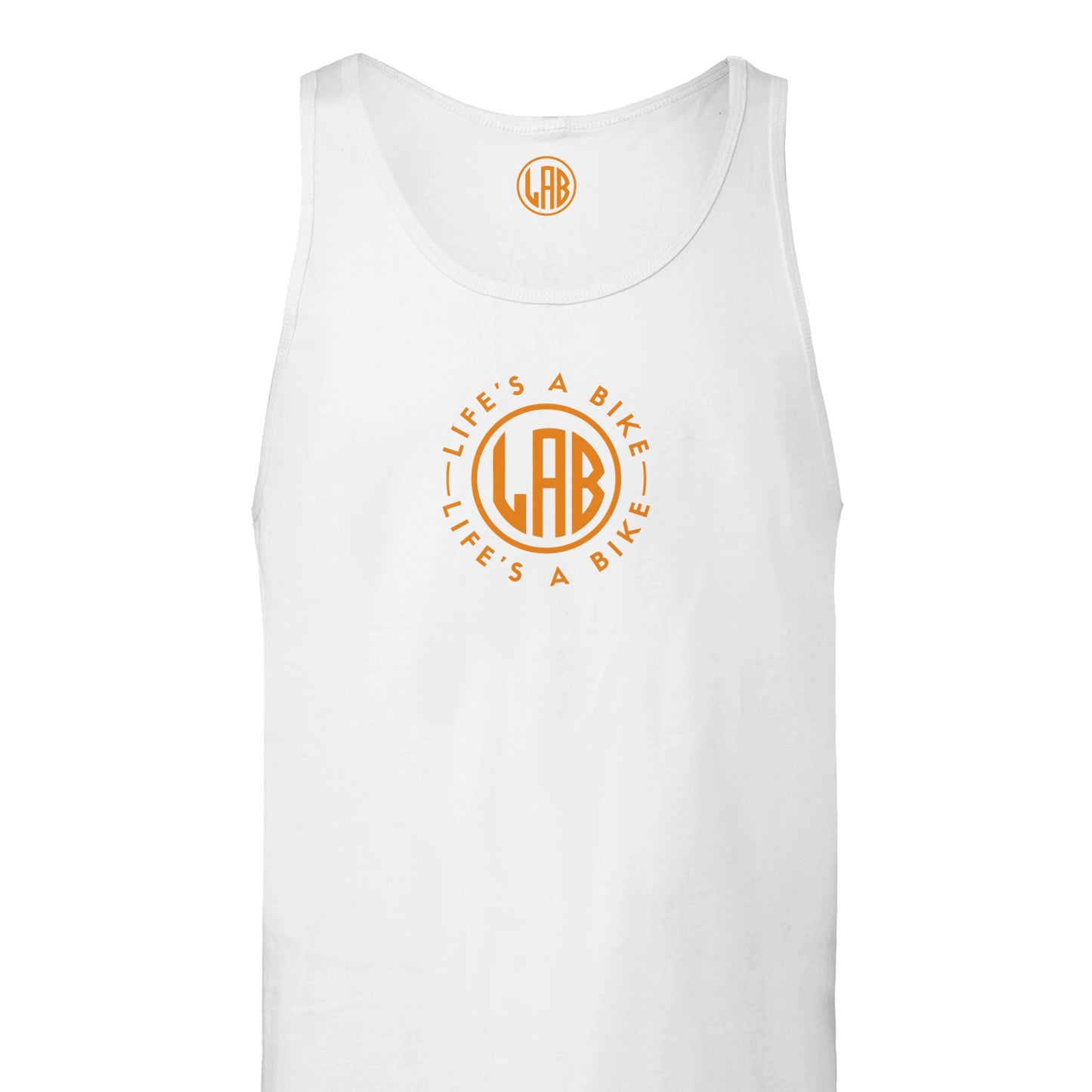 Premium Unisex Tank Top - Orange Logo