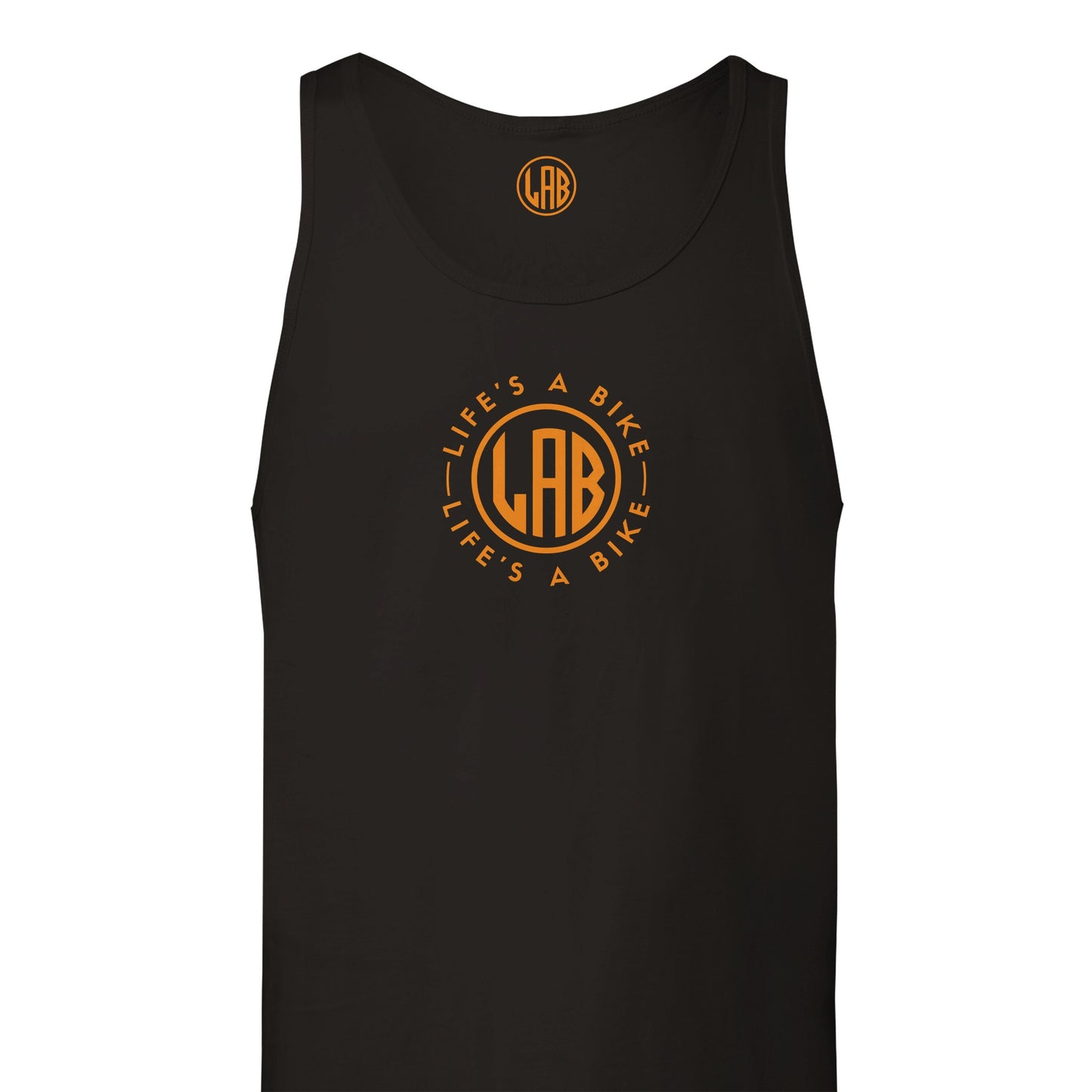 Premium Unisex Tank Top - Orange Logo