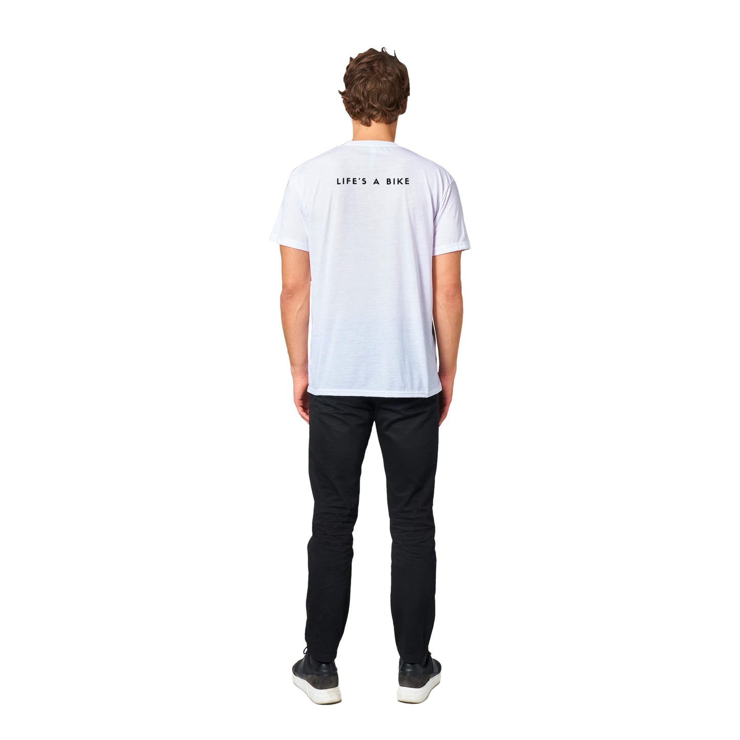 Performance Unisex Crewneck T-shirt - Black text